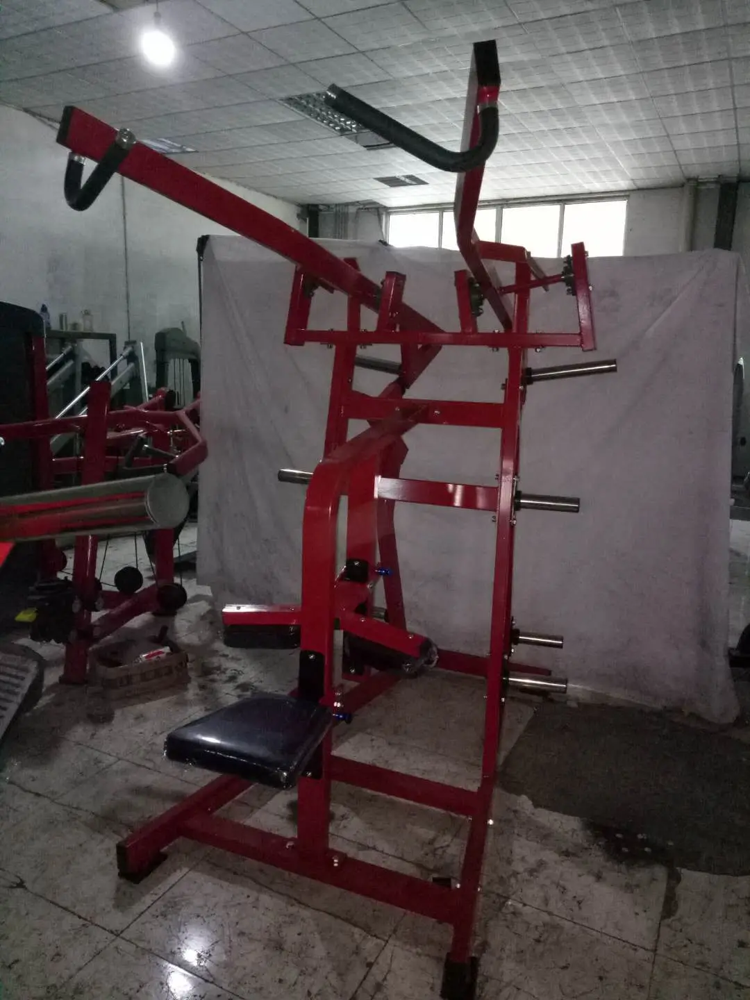 Strength Gym Equipment Plate Loaded Lateral High Row Gym Machine