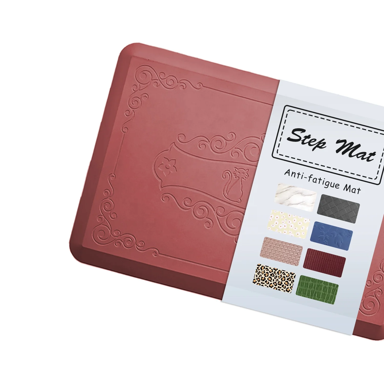 
Step Mat SB8003 PU Foam Logo Printing nonslip Anti Fatigue Kitchen Floor Mat and Carpet for Kids 