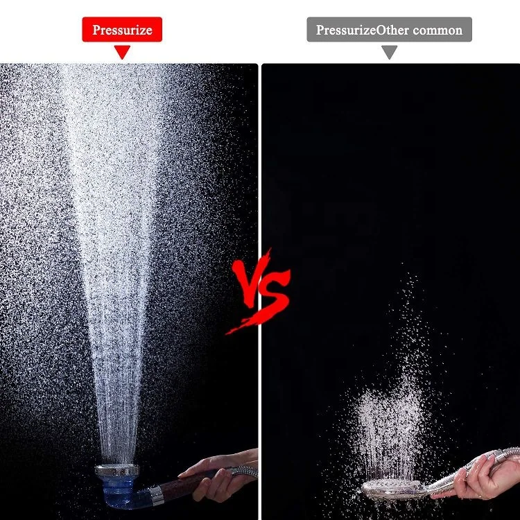 3 Setting3 Setting Filter Showerhead Water Saving Mineral Stone Filter Beads Handheld Shower Head Set Shower Accessories Set