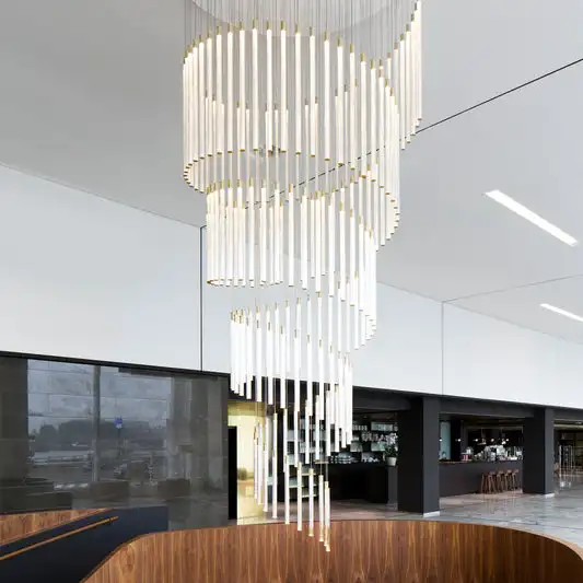 Luxury Gold-Plated Crystal Chandelier For Hotel Lobby Or Banquet Hall Lighting