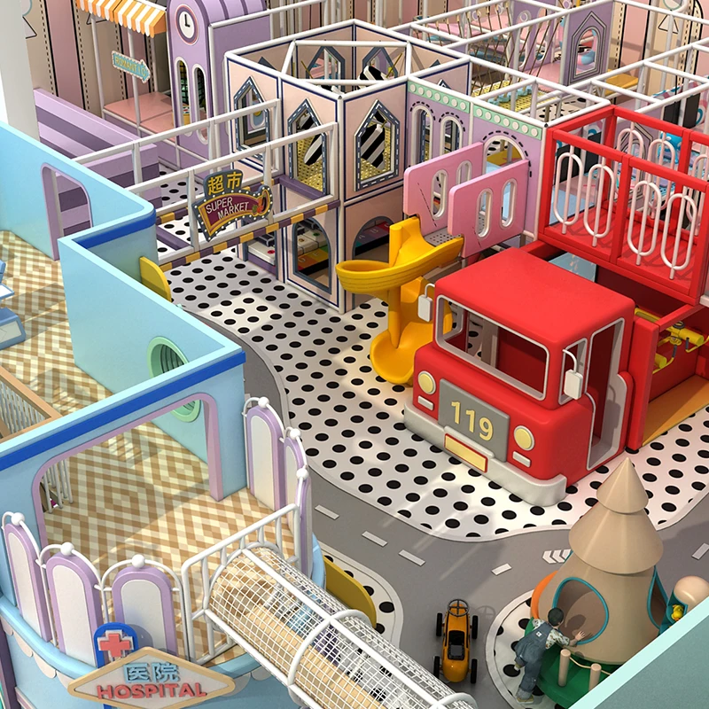  Commercial Play Center Children Indoor Playground Equipment For