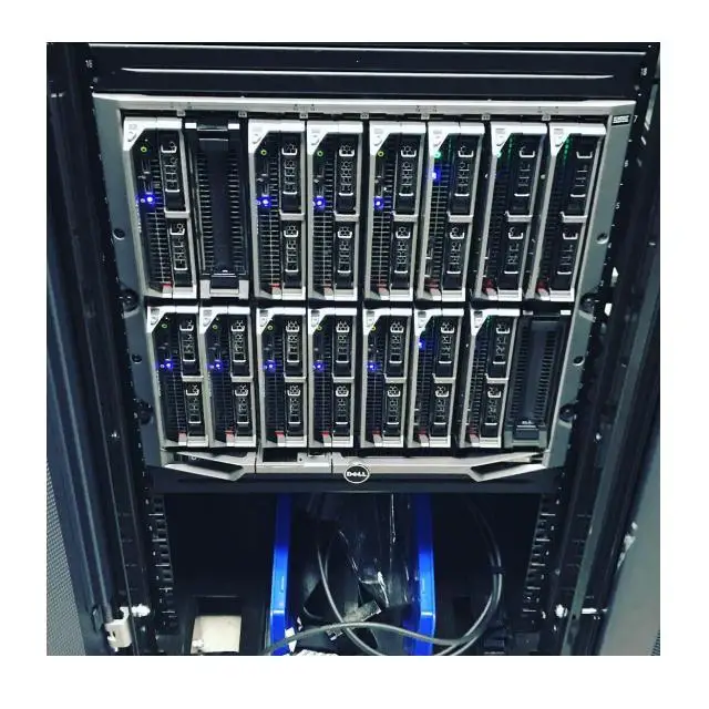 Горячая Распродажа 10u Dell PowerEdge M1000e 16 полувысокий лопастной серверный шасси