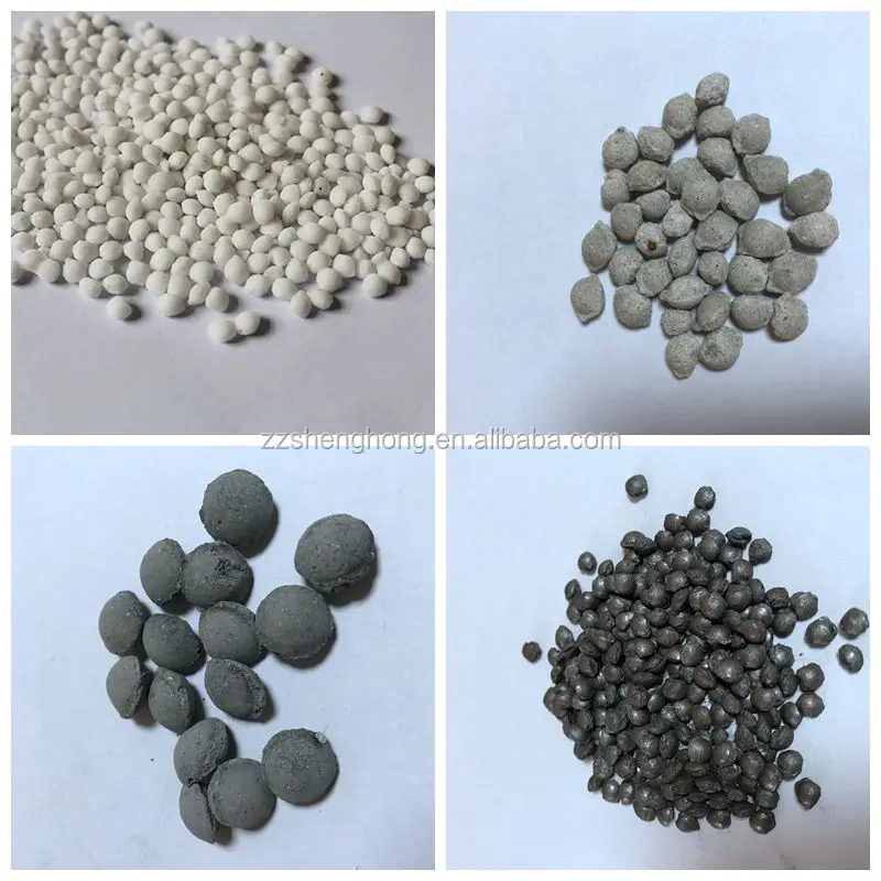 1-2t/h Dry powder NPK compound roller press fertilizer granulator production line