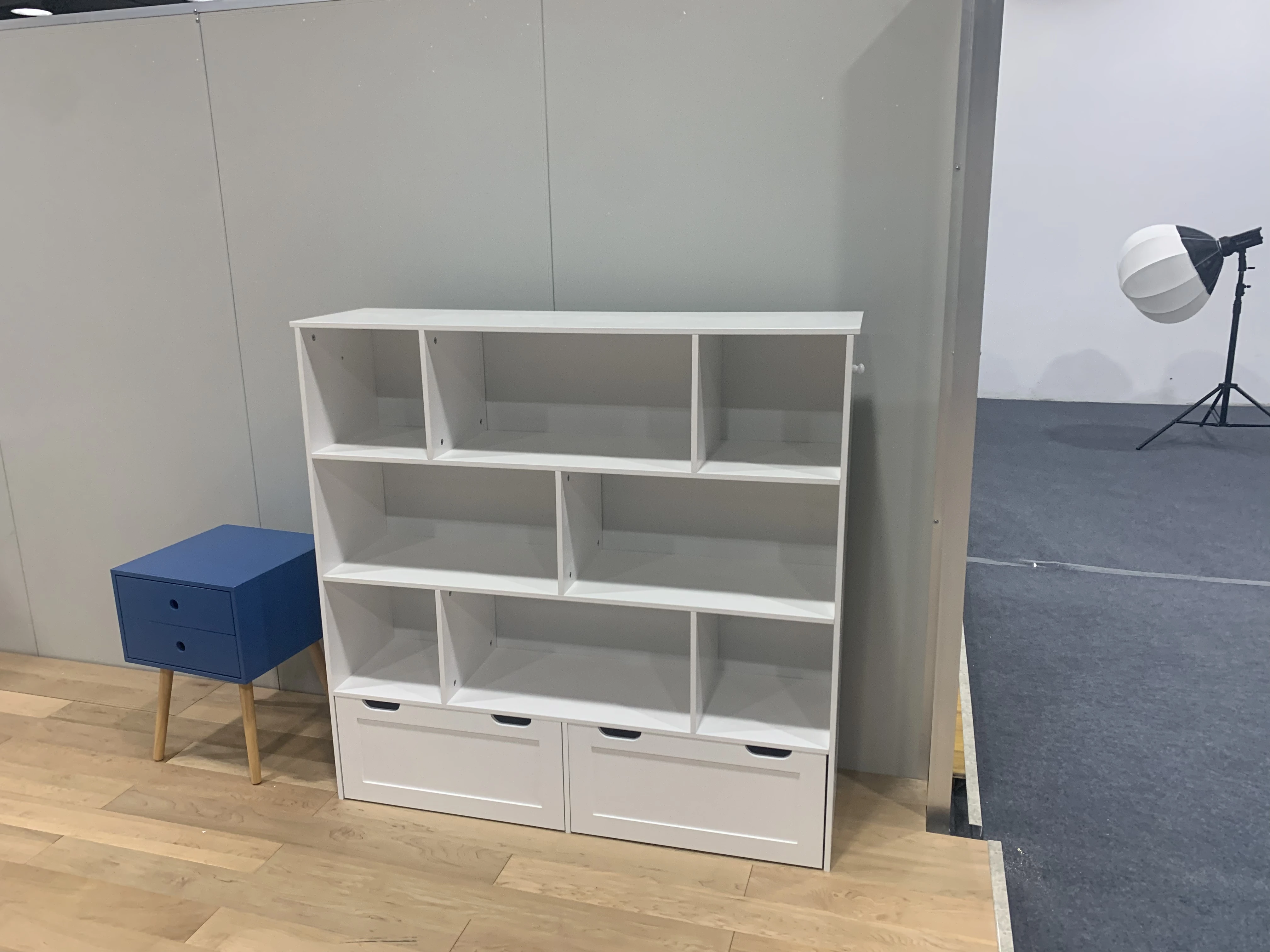 Furniture bookshelf child kindergarten kids toddler wood toys organizer and book storage rack shelf cabinet for kids