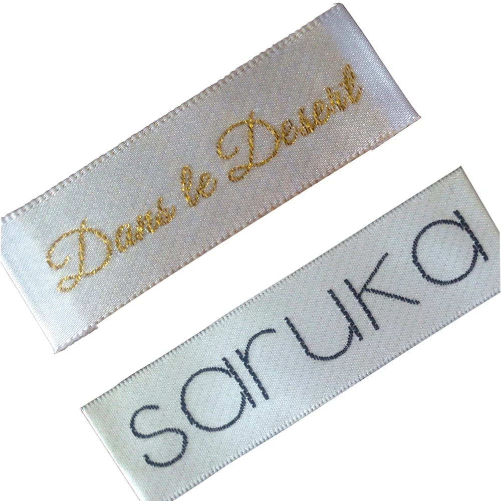 Origin Woven Labels Made In France For Clothing Bags Shoes Hand Made Fabric Labels For Sewing Tags Free Shipping
