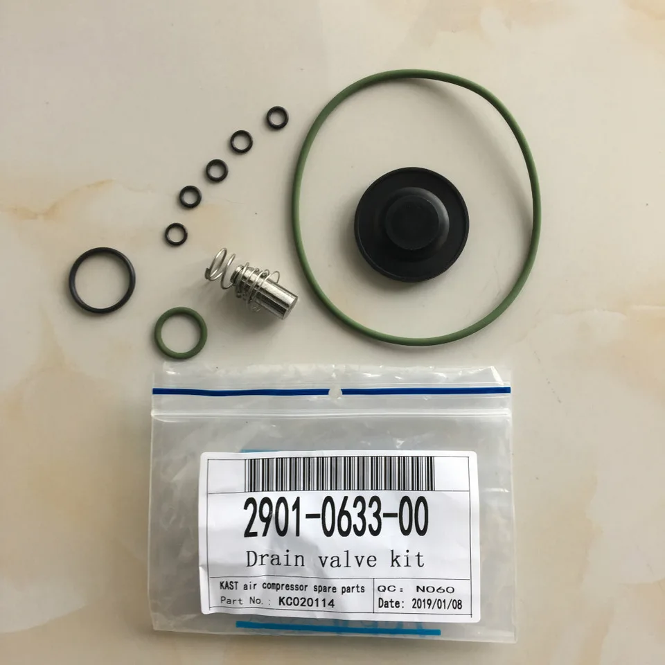 Atlas Copco GA55C Oil-injected Air Compressor original Spare parts Drain Valve Kit 2900101700