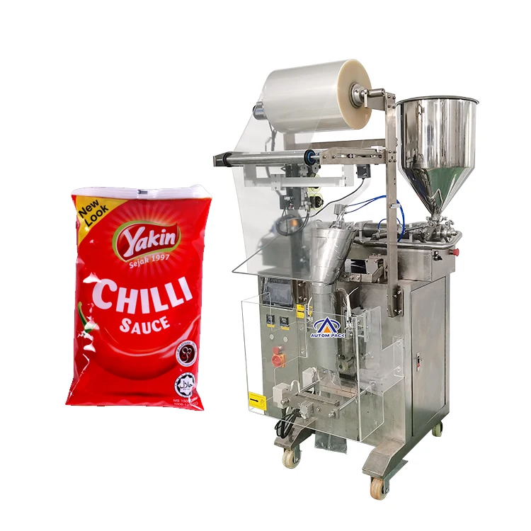 Automatic 500g 1kg Bag Tomato Sauce Filling Packing Machine