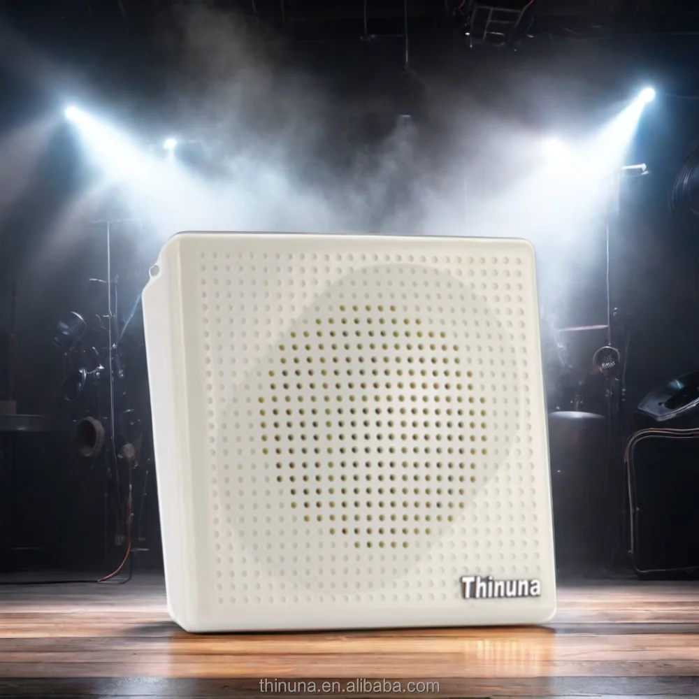 Thinuna WS-03 PA System Audio Plastic Passive Speaker IP44 Moisture and Waterproof Wall Mounted Speaker for Background Music