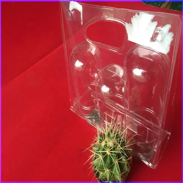 Transparent PVC clamshell cactus plastic blister packaging