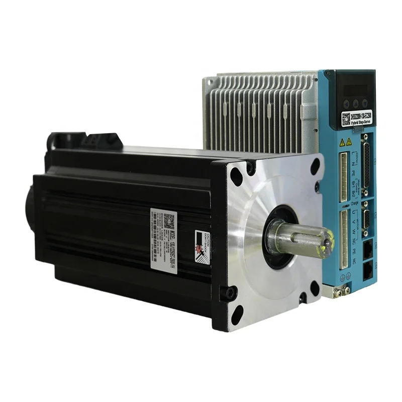 130J12250EC-2500+3HSS2208H-130 Customized 3 phase 6.8A closed loop stepper drive motor close loop hybrid set