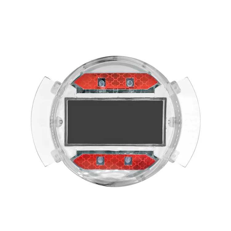 High Quality Indicator light 360 degree round Polycarbonate mini Solar Road Stud solar marker solar marker