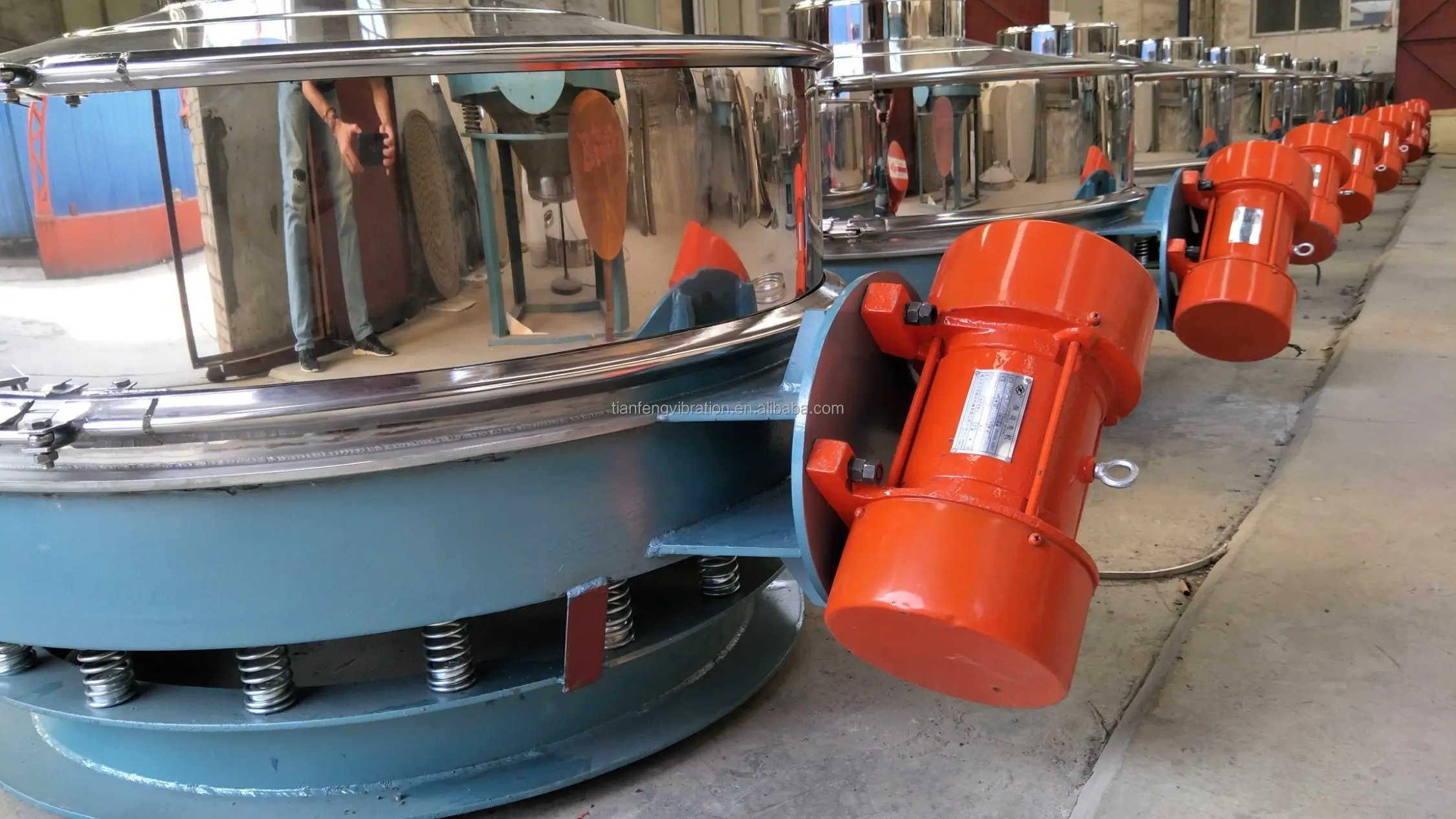 Stainless steel flour straight screen mill powder vibrating sieve machine for starch