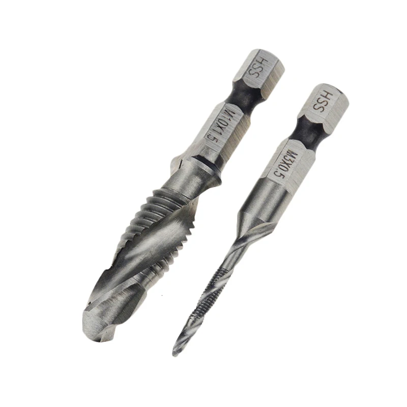 Hot sale 6pcs Thread M3 M4 M5 M6 M8 M10 Screw Tap Drill Bits