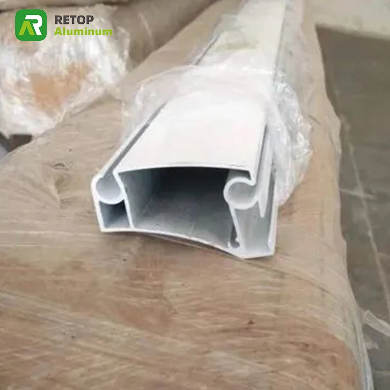 Aluminum front bar for retractable awnings aluminum profile awning pipe