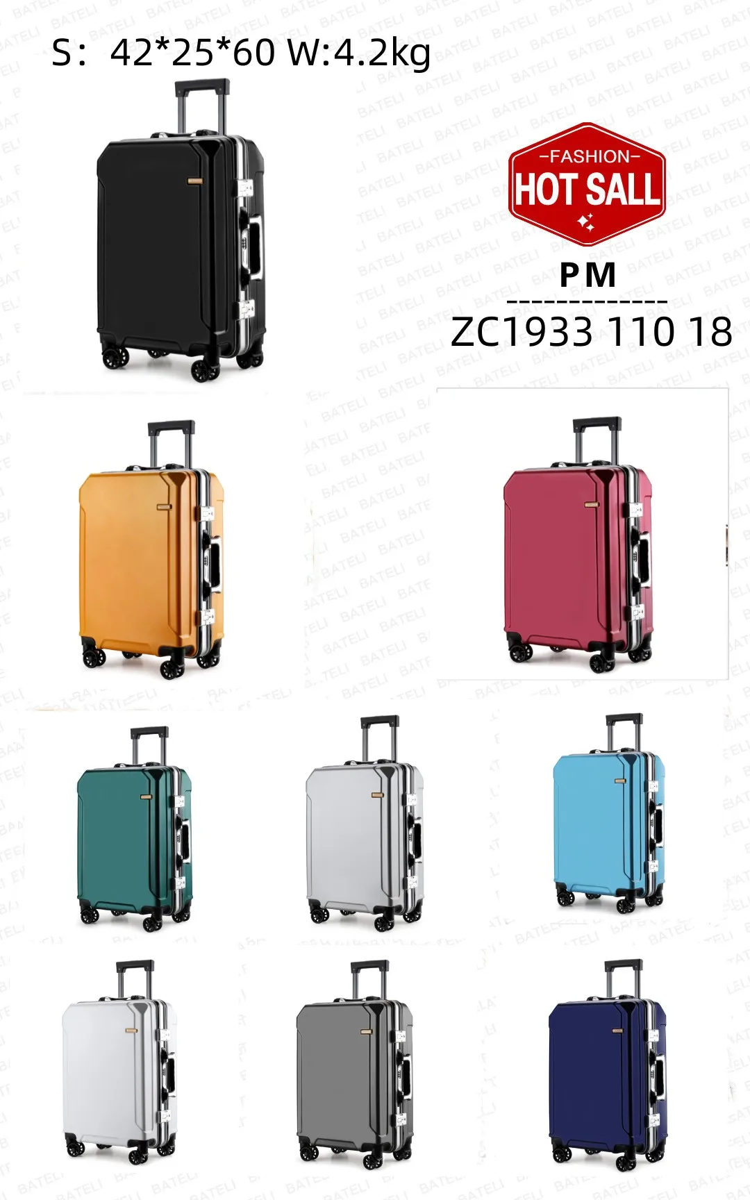Factory  durable outdoor trip classic style  travel carry-on rolling luggage trolley  travel suitcases