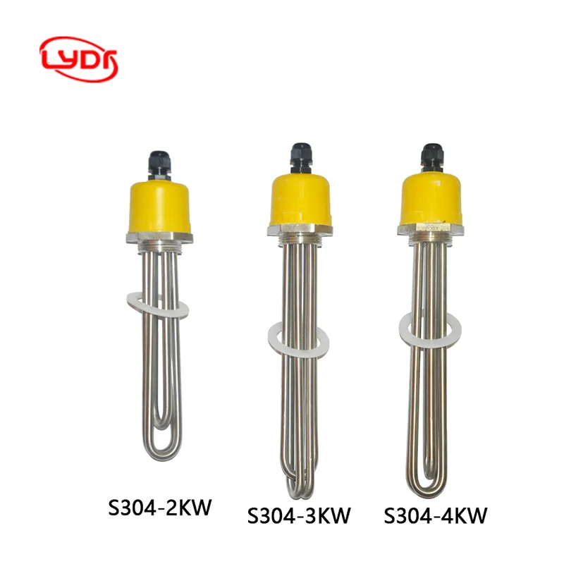 Factory production Multiple materials available 12 volt dc heating element Customizable power Flange heating tube