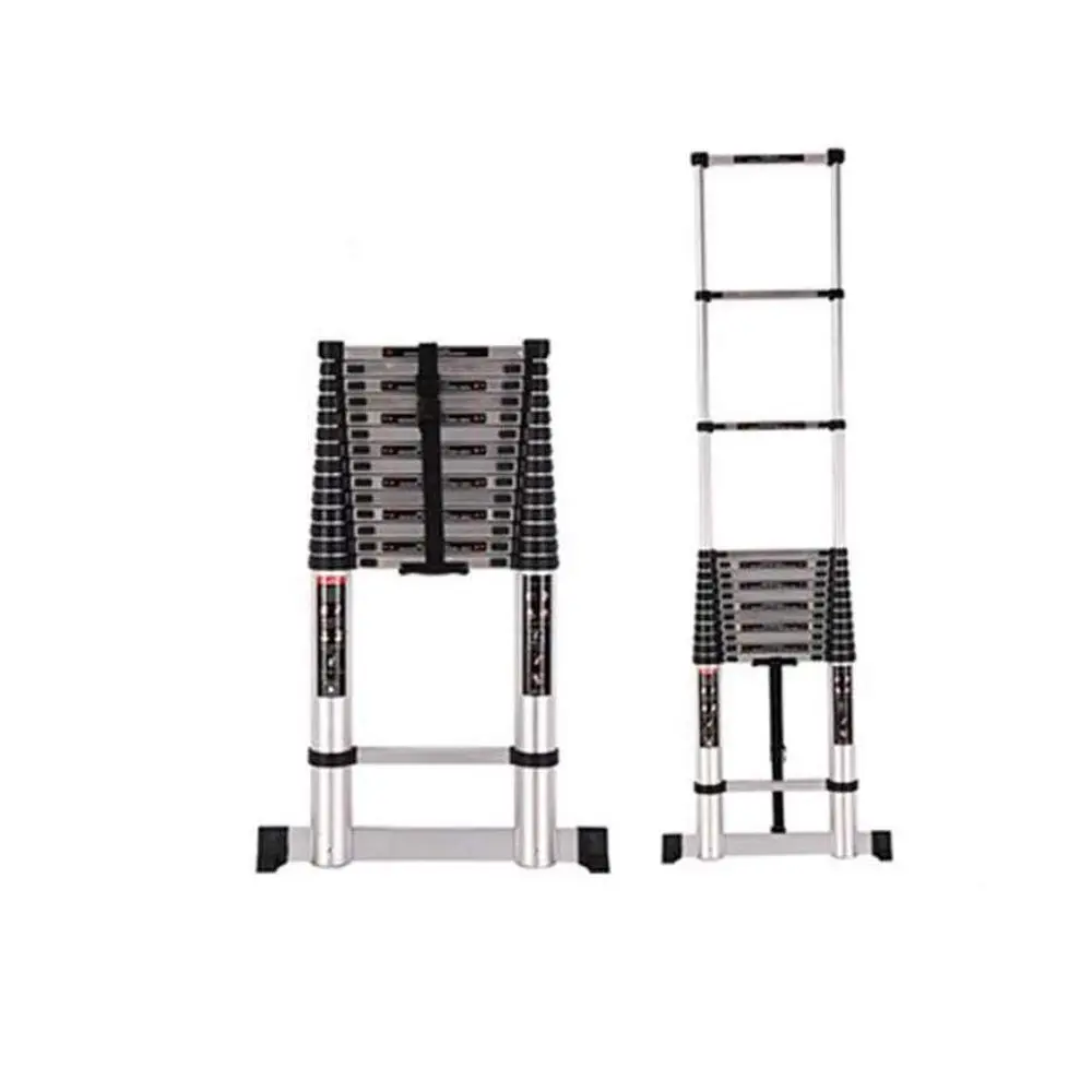 PRIMA Strong Ladder 12 Steps Alloy Steel Folding Ladder For Attic Mini Ladder