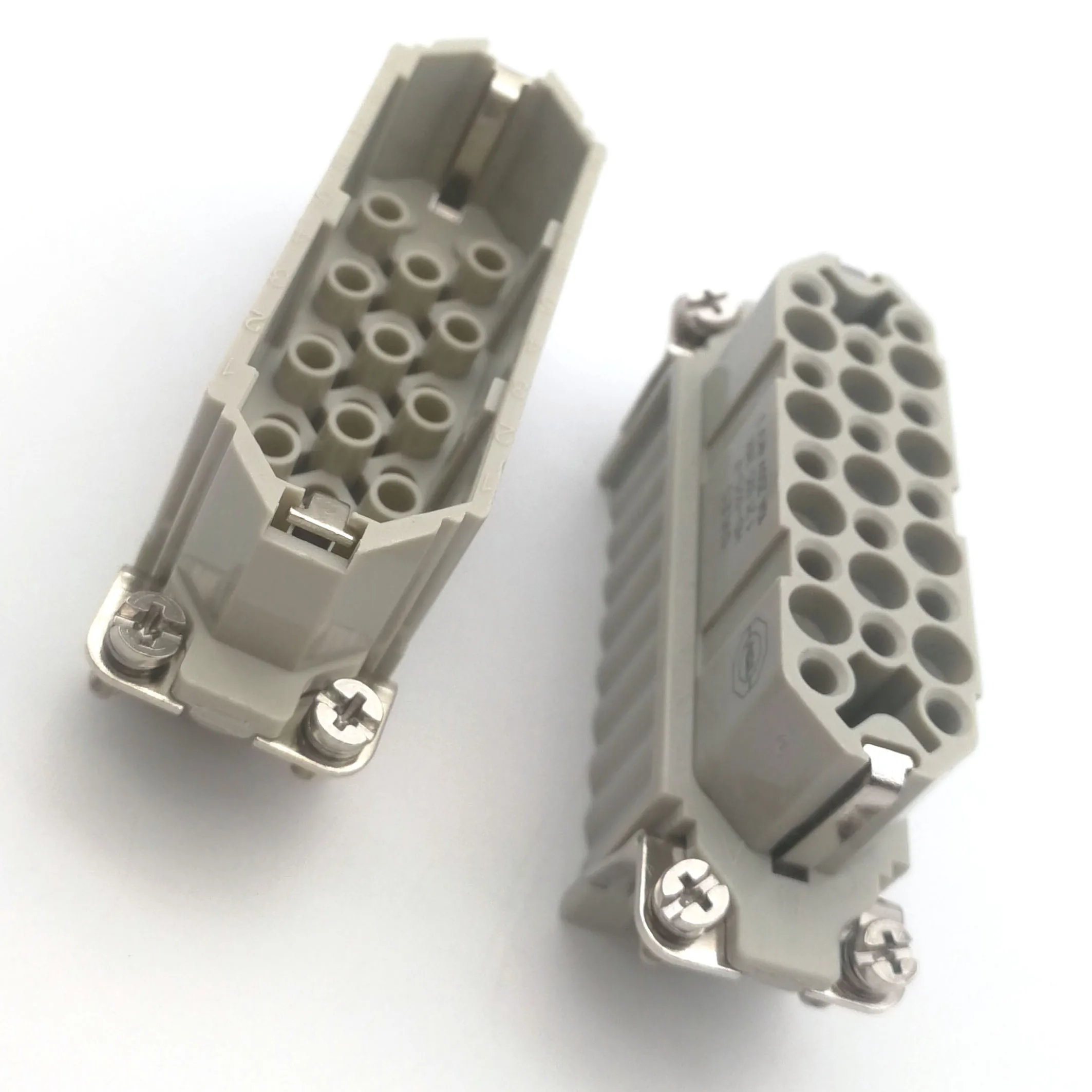 High pin count HD-025 male female Contact inserts for rectangular electric heavy duty industrial connectors