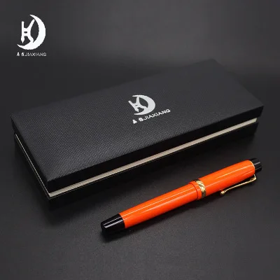 JX Wholesale manufacture office supplies luxury custom logo iridium gold tip calligraphy writing fountain pen