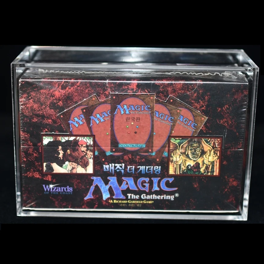 Legendary mtg booster box cheap/Clear Acrylic case magic the gathering booster box