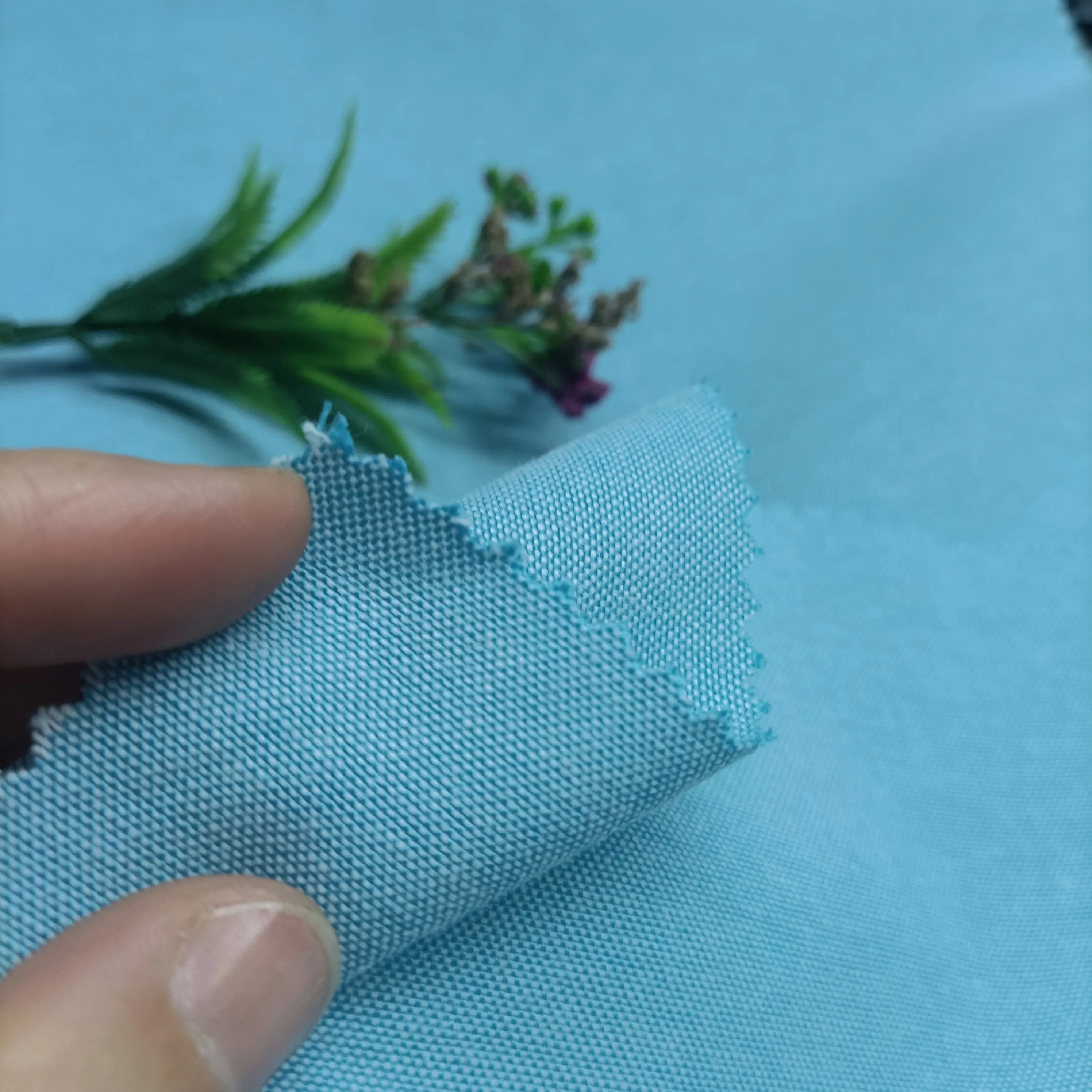 100% cotton solid woven material tela algodon cotton oxford fabric shirt cloth fabric for bags shirting textile suppliersoxford