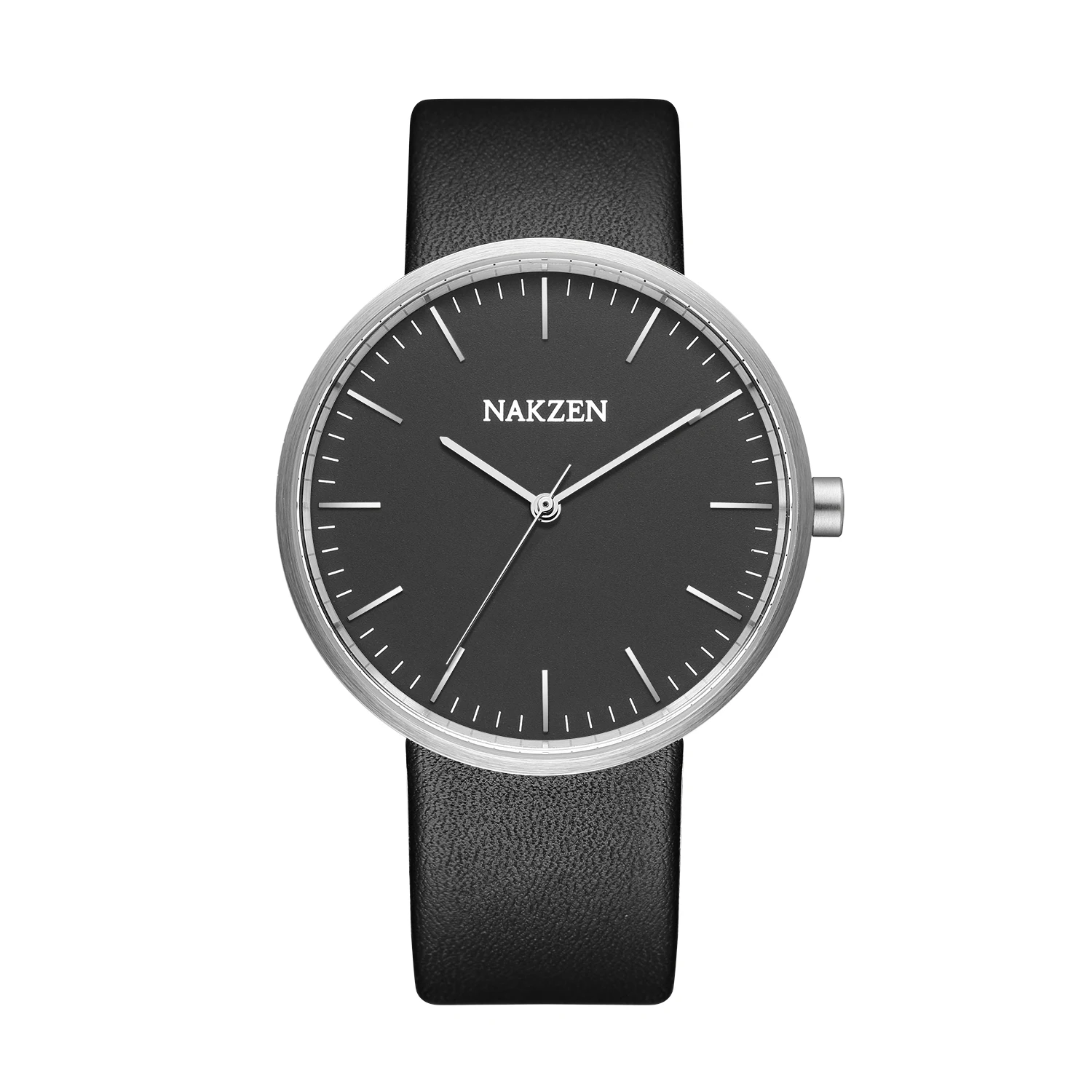 RTS product elegant men wristwatch jam tangan pria simple man watch round case screw caseback stainless steel quartz watches