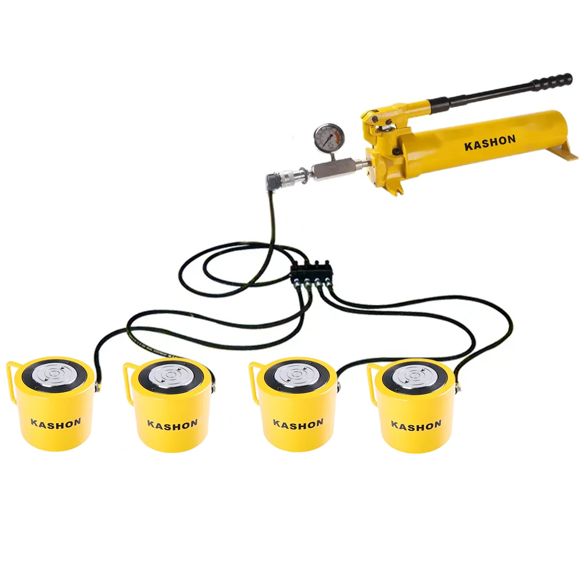 Enerpac Equivalent RCS1002 Low Height Spring Return Flat 100 Ton Hydraulic Oil Cylinder Jack for Lifting With CE