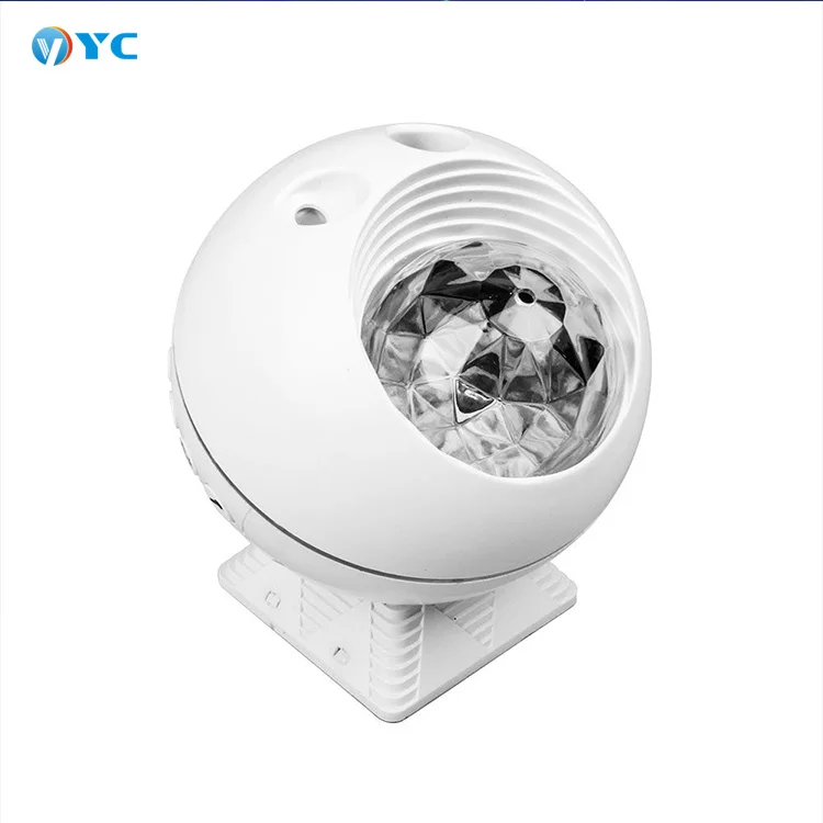 Цветная СВЕТОДИОДНАЯ Лампа для проектора, Звездная Галактика, ночник, 2 в 1, звездная лампа и океанская волна, лазерный проектор с пультом дистанционного управления