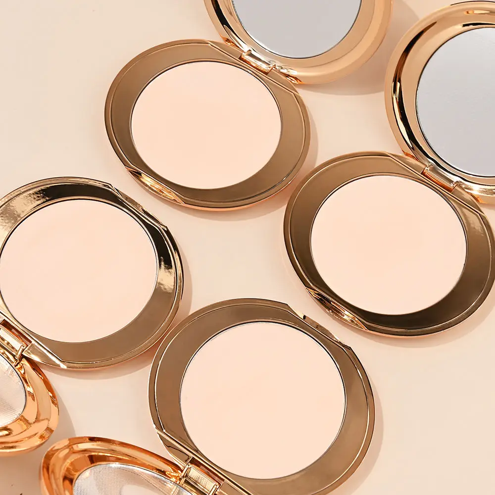 Custom Long Lasting Face Makeup 7 Colors Pressed Powder Foundation Private Label Oil Control Waterproof Compact Powder