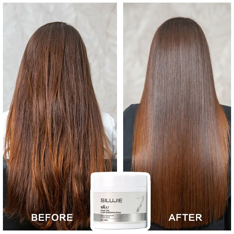 Private Brand 120ml Double Moisturizing Hair Lotion Nutrition Rich Cream For Curly Hair Smoothing Nourishing Ingredients