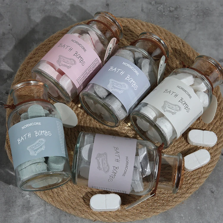 OEM Custom Wholesale Private Label Luxury Natural Organic Vegan fizzy Bath Bomb Tablet