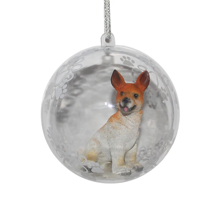 Hot Selling Transparent Plastic Sphere 4.5-8cm Openable Hanging Acrylic Clear Hollow Plastic Sphere Christmas Ornament Balls