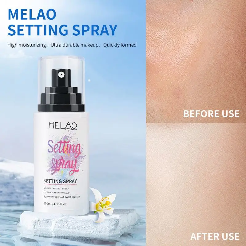 High Quality Vegan Shimmer Styling Photo Focus Matte Finish For Makeup Long Lasting Waterproof Setting Spray