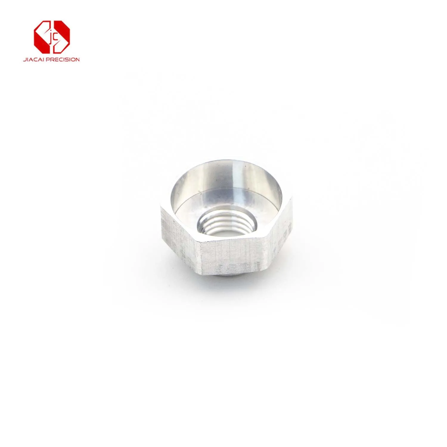 Customized CNC lathe parts copper nickel-plated pneumatic air pipe quick-twist joint straight through female nut