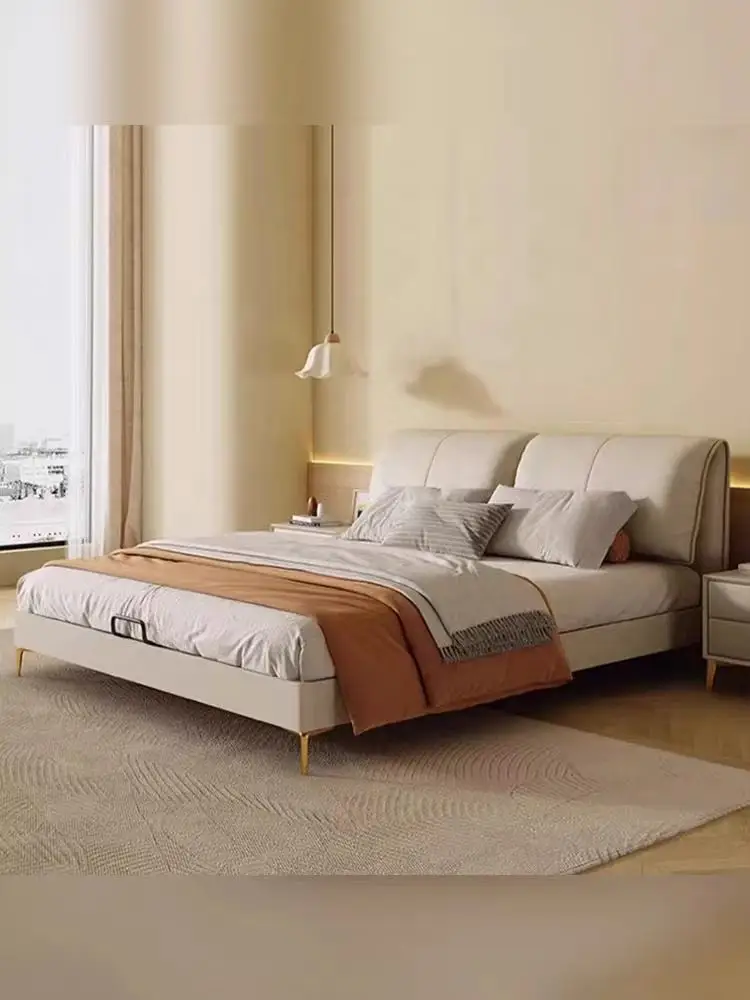 High Profile Wooden Beauty Platform Hydraulic Room Bedroom Furniture Set Luxury King Size Murphy Wall Bed Frame With Drawers