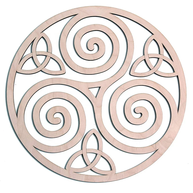 Flower of life grid wooden decoration sacred geometric wall art meditation wall decoration - circular wall hanging crystal grid