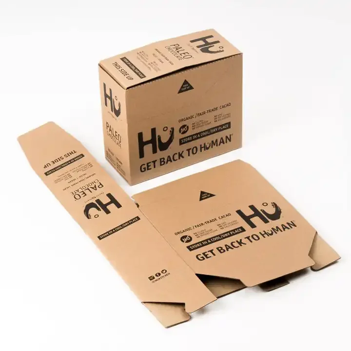 High Quality Small Cardboard Product Display Unprinted Custom Folded Pdq Cardboard Display Box