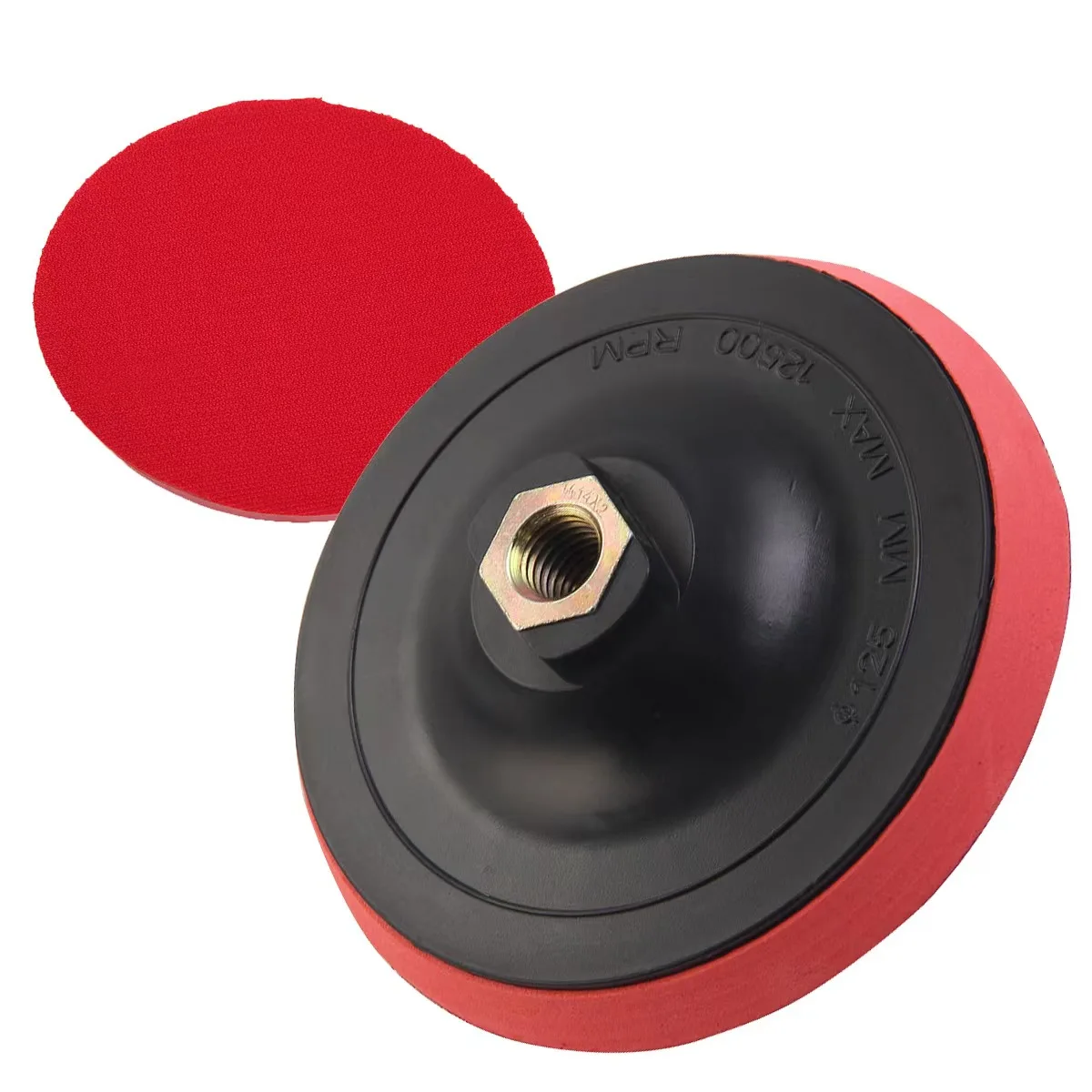 Rubber Foam Hook and Loop Adhesive Backing Plate Dual Action Car Polisher Backing Pad Use With Sandpaper