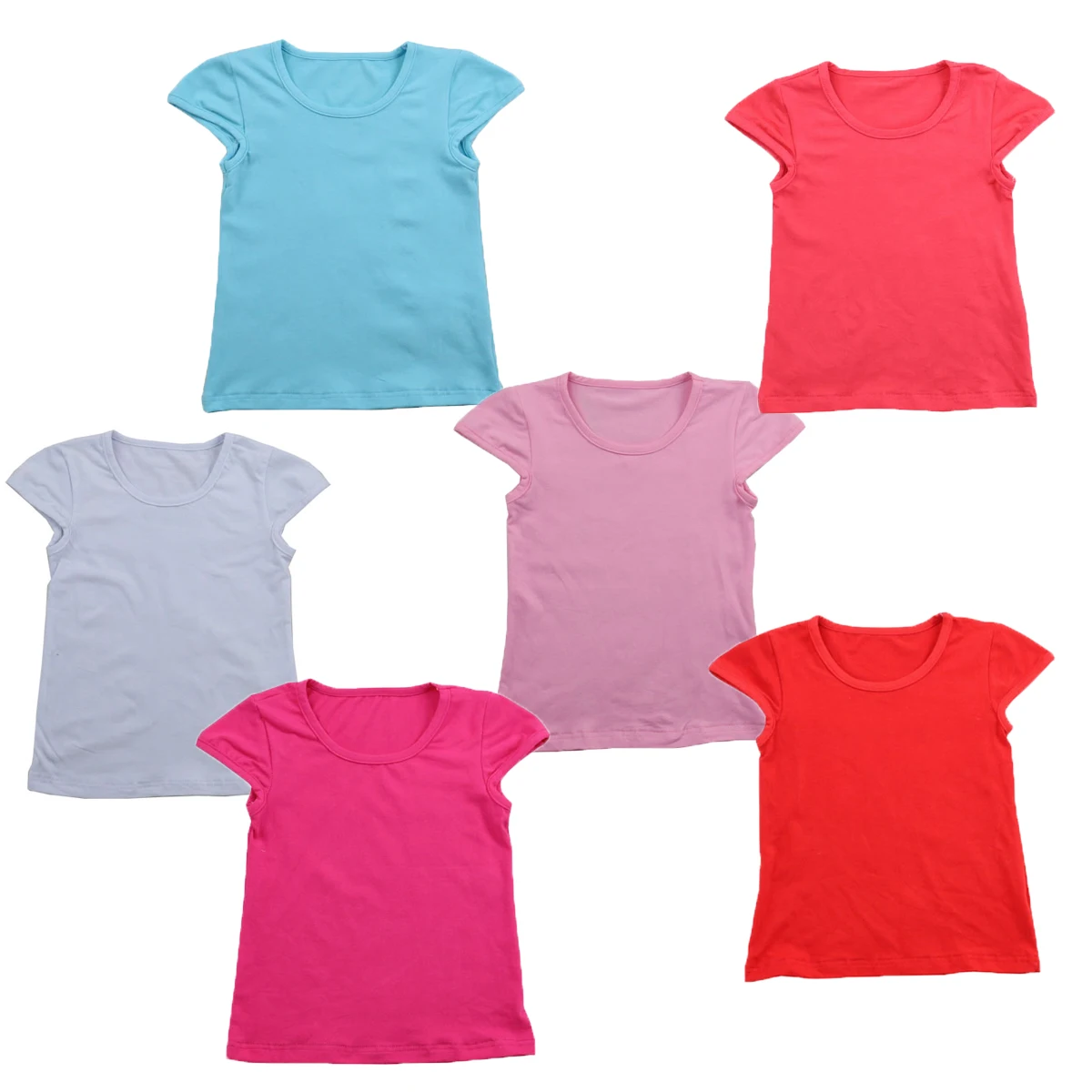 
promotion sale toddler girls sleeveless top clothes summer baby girls solid color tee shirts 