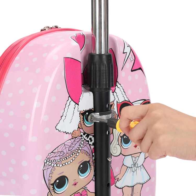 
Promotional gifts 22/24/26 inch Medium size kids luggage suitcase with scooter kids 
