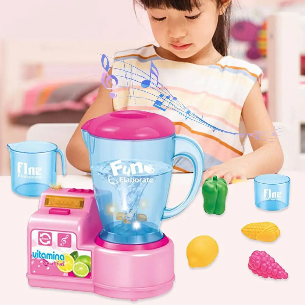 
Kids Play Kitchen Pretend Play Set Educational Toys Kitchen Juicer Mixer Blender And Other Accessories For Boys Girls 