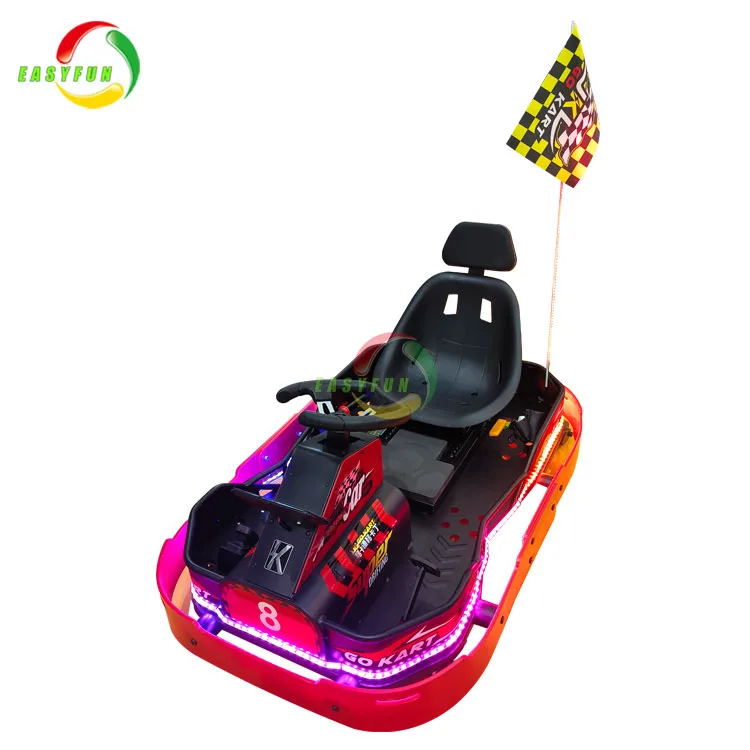 Amusement park electric karting car kiddie ride electric bumper go kart for sale