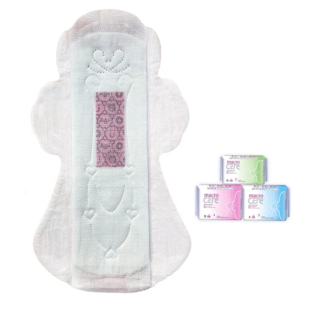 
Factory Manufacture Disposable Breathable Anion Free Sample Sanitary Pad 