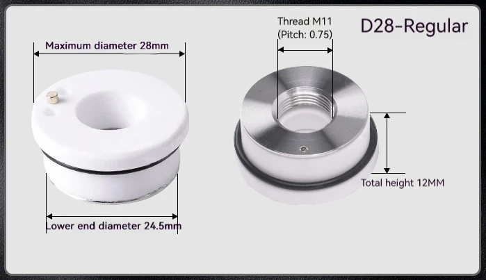 fiber laser cutting machines Ceramic Ring for  EMPOWER PRECITEC WSX Laser Cutting Head BT210S BT220 /BM109 BM110
