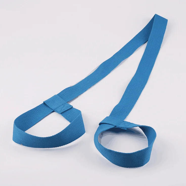 private label hot sale yoga mat belt or band by polyester and cotton mix for yoga accessory