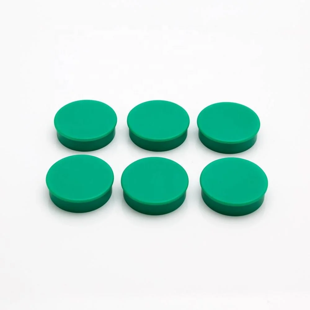 Small Round Colored Magnet Ferrite Magnet Push Pin For Office Blackboard