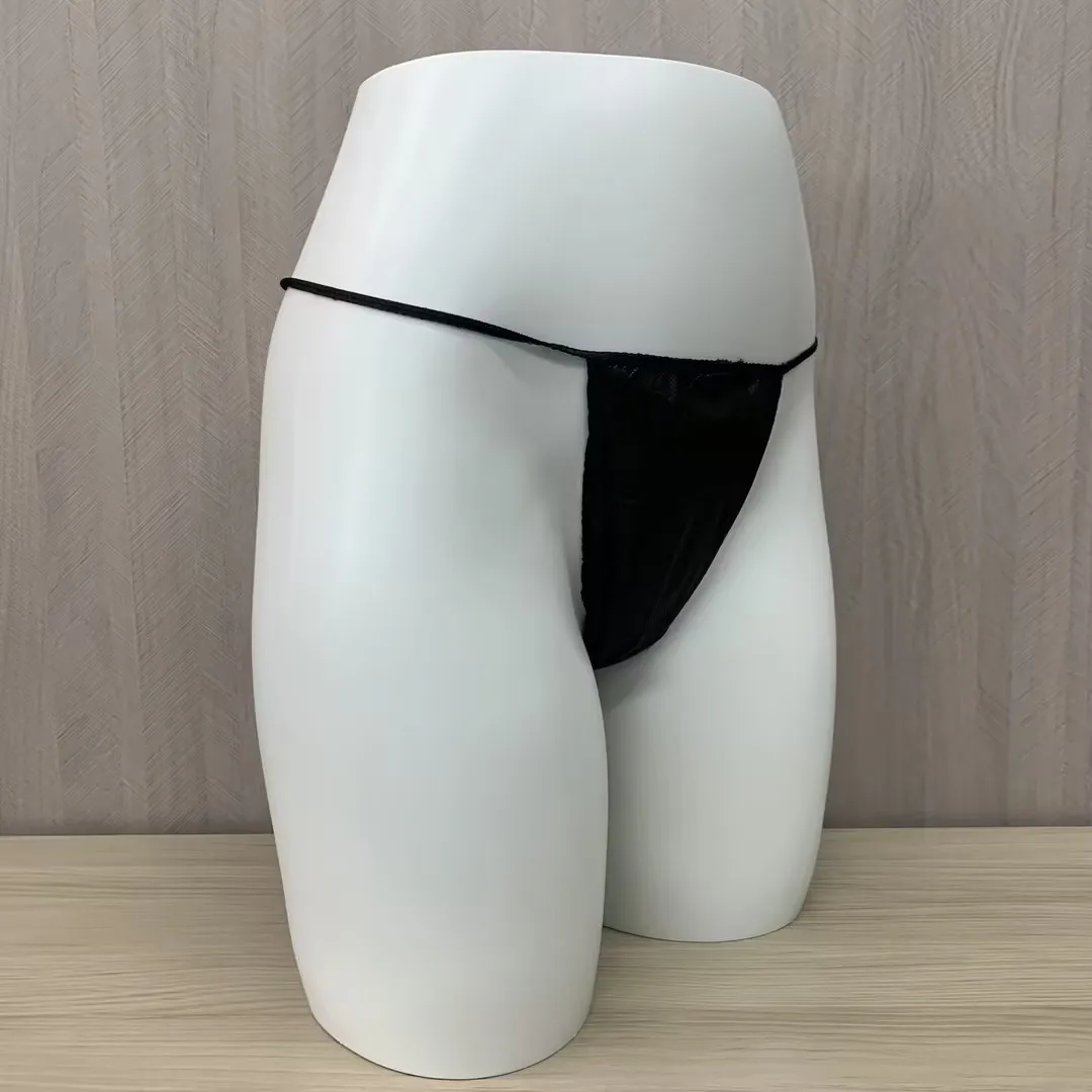 Disposable Thongs for Spa Women Underwear Bikini Panties Perfect for Tanning Waxing Individually Wrapped