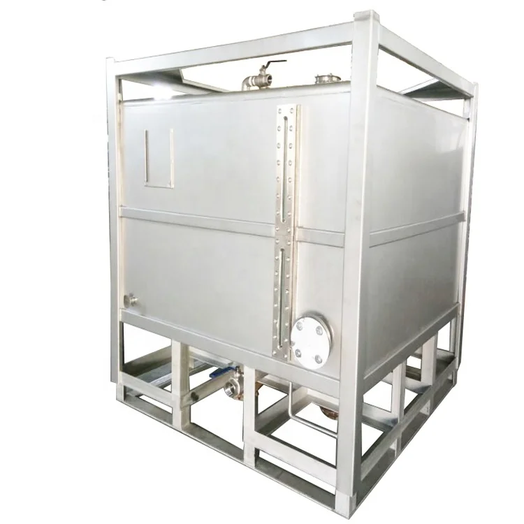 2000L stainless steel chemical solvent liquid storage tank