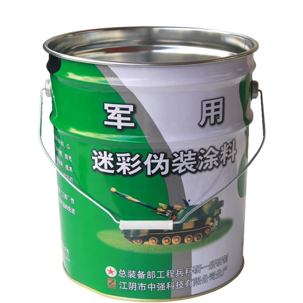 20L tinplate pail metal tin bucket barrel for latex paint coating gasoline and other chemical products
