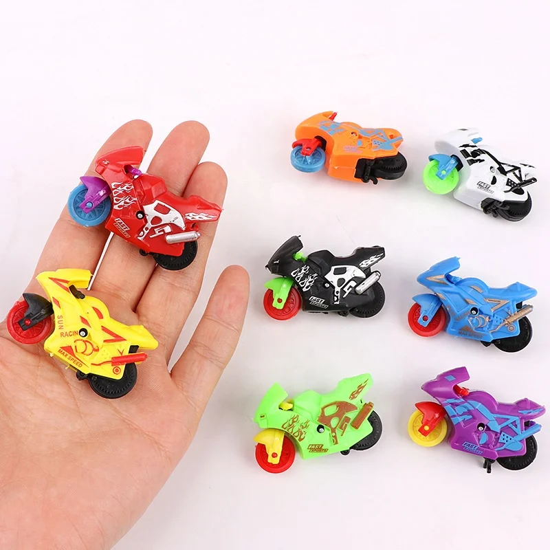 2024 New 4.5 CM Toy Capsules Plastic Pull Pack Racing Motorcycle Toys Pull Back Mini Motorbike For Capsule